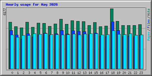 Hourly usage for May 2026